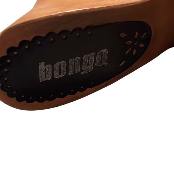 Bongo Vintage Black Leather Women's Sandals Size 8 - Picture 6 of 6